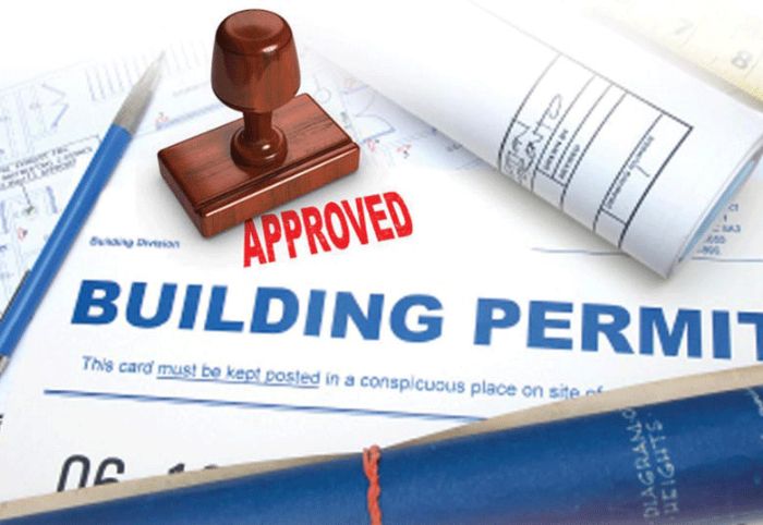 Regarding the issue of new building permit