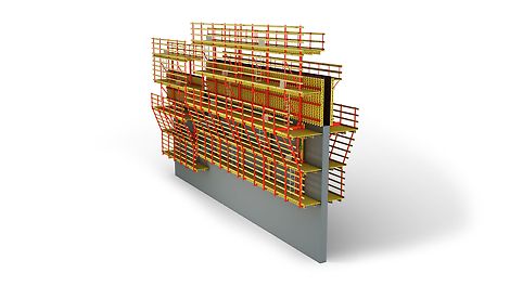 Self Rising Scaffold Method of statement of dismantle of self climbing of scaffolding with ...