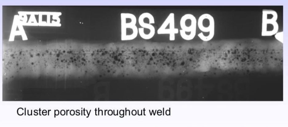 What is Cluster porosity throughout weld welds defect? - The Engineers Blog